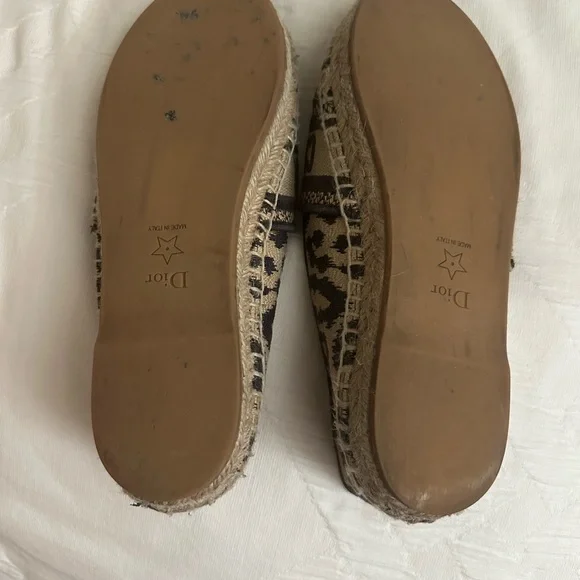 Dior Women's Espadrilles - Brown and Black - Picture 4 of 4